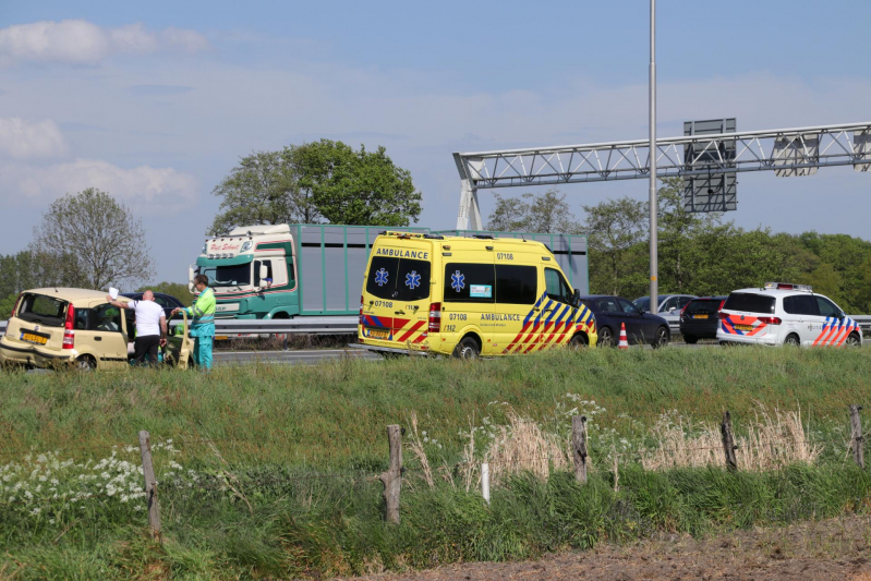 File na kop-staart aanrijding