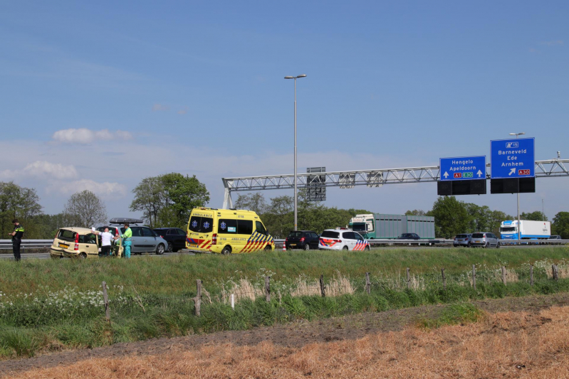 File na kop-staart aanrijding