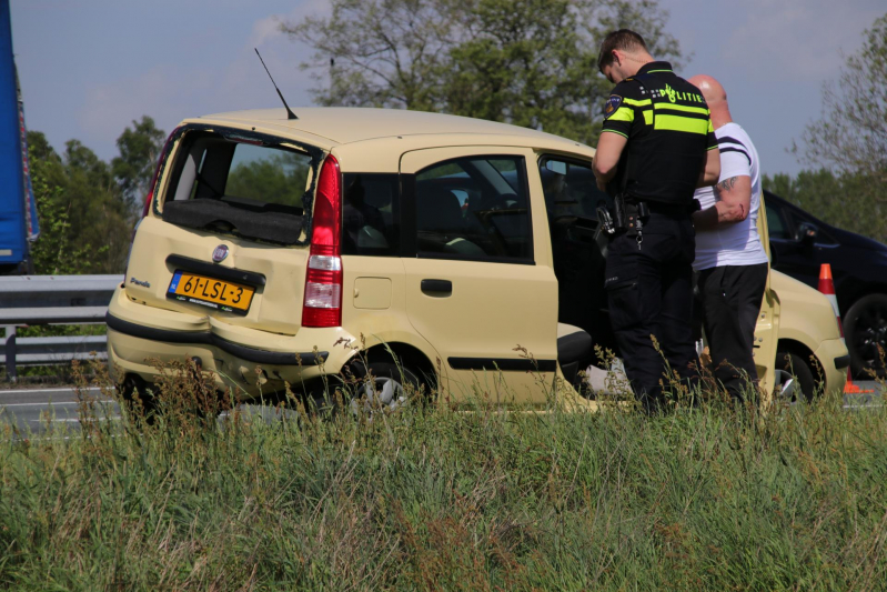 File na kop-staart aanrijding