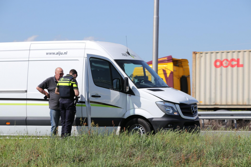 File na kop-staart aanrijding