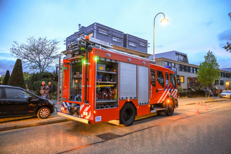Buurman ontdekt schoorsteenbrand