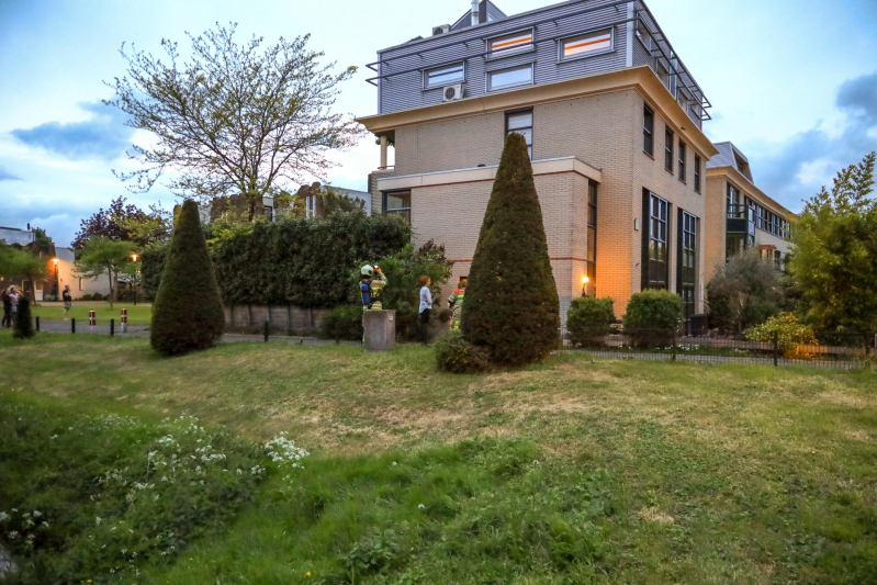 Buurman ontdekt schoorsteenbrand