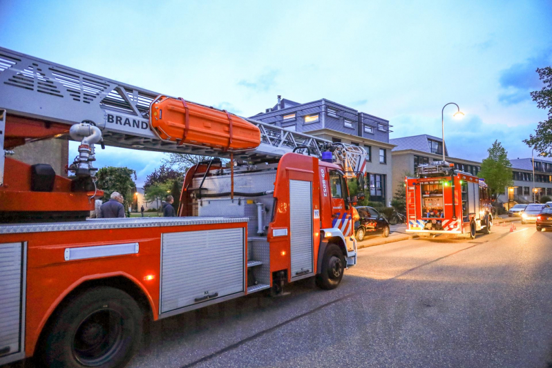Buurman ontdekt schoorsteenbrand