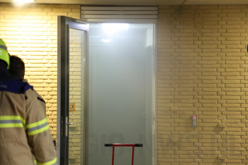 Veel rook bij brand in berging