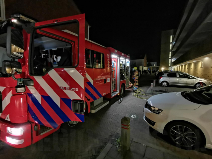 Veel rook bij brand in berging