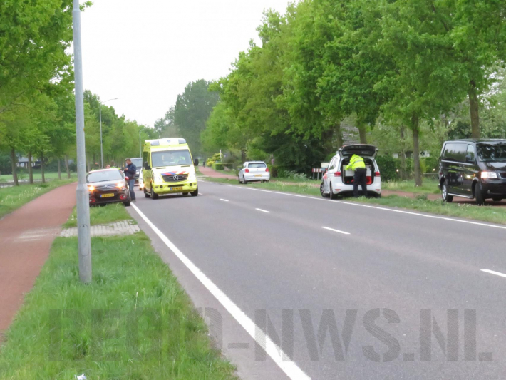 Fietser gewond bij aanrijding met auto