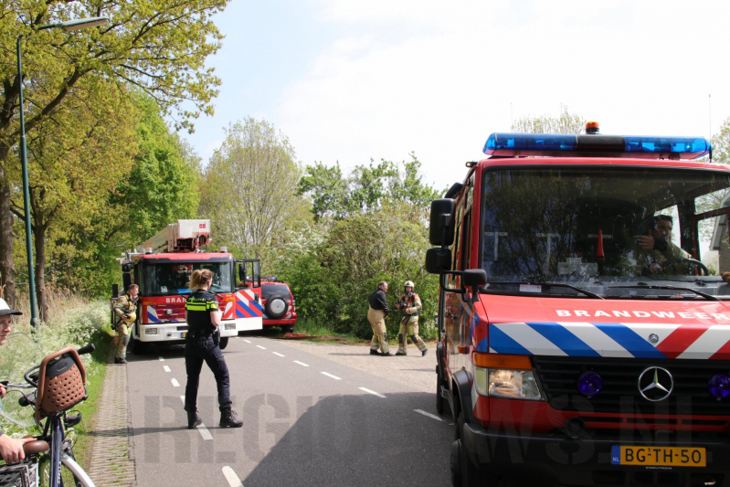 Veel rook bij brand in loods
