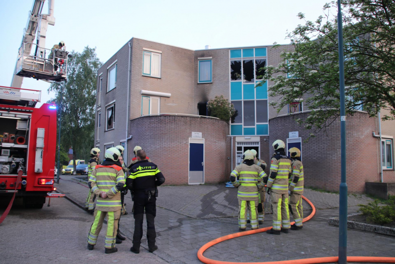 Appartementencomplex verwoest door brand