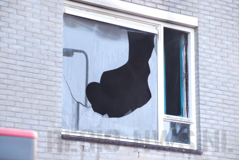 Appartementencomplex verwoest door brand