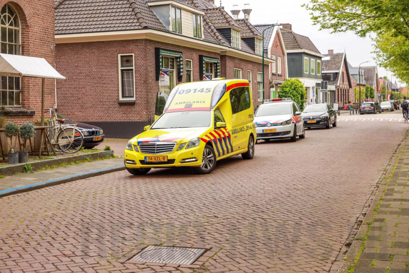 Fietsers in botsing met elkaar