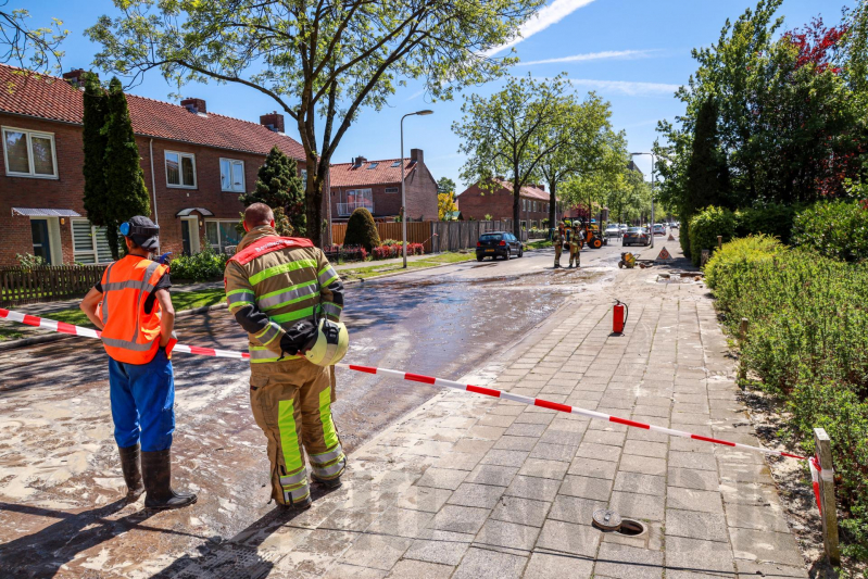 Sterke gaslucht bij sinkhole