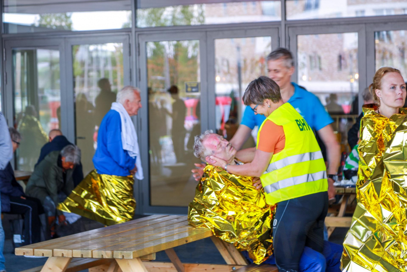 Ontruimingsoefening Amerena zwembad