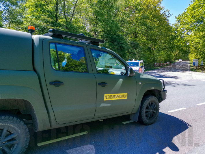 Bosbrand op militair oefenterrein