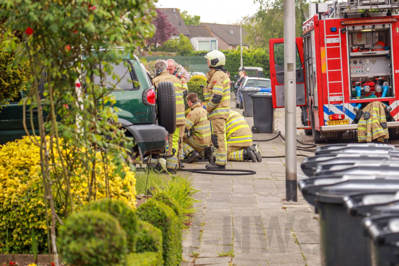 Veel rook bij brand in woning