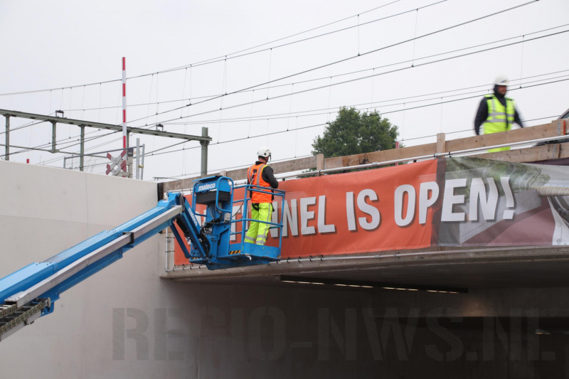 Harselaartunnel acht nachten afgesloten voor afrondende werkzaamheden