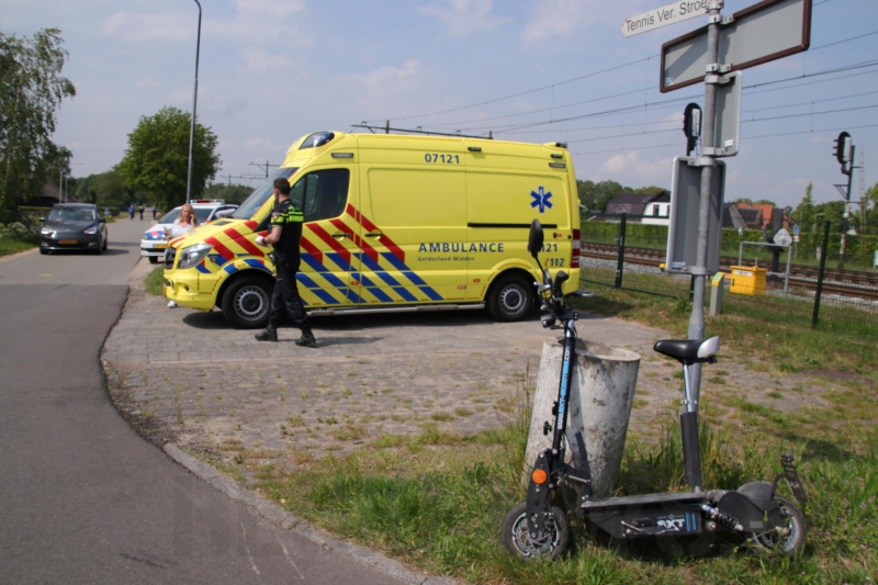 Man gewond na val met elektrische step