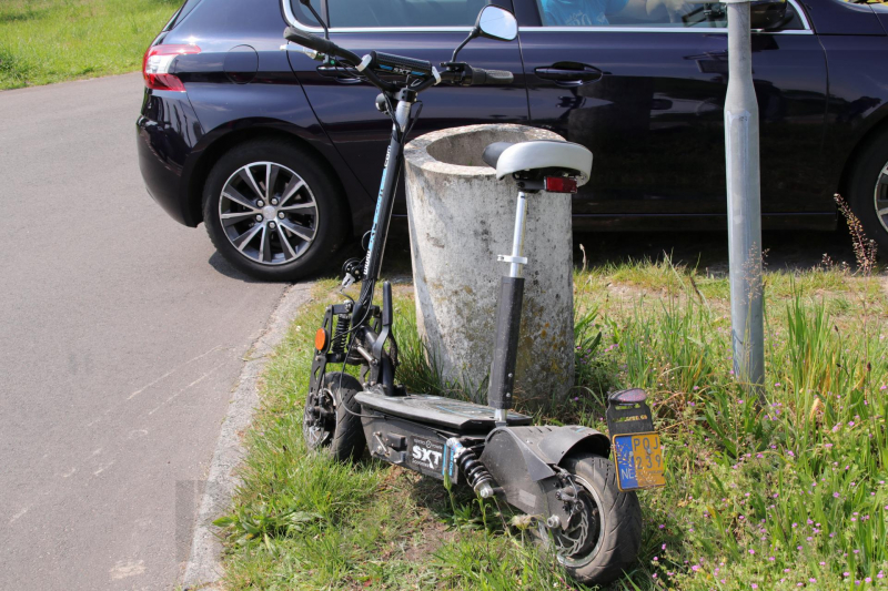 Man gewond na val met elektrische step
