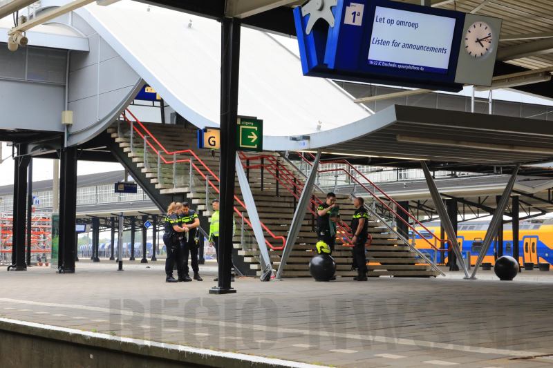 Verdacht pakketje in trein