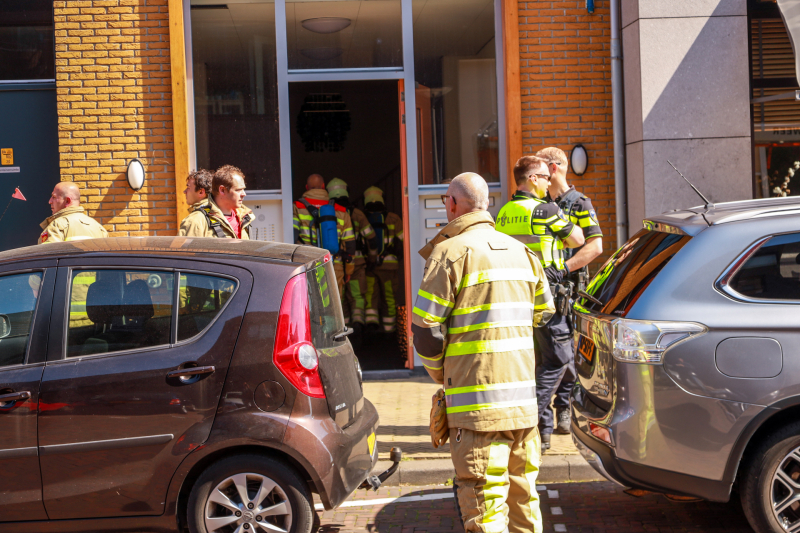 Brand op balkon appartementencomplex