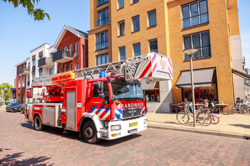 Brand op balkon appartementencomplex