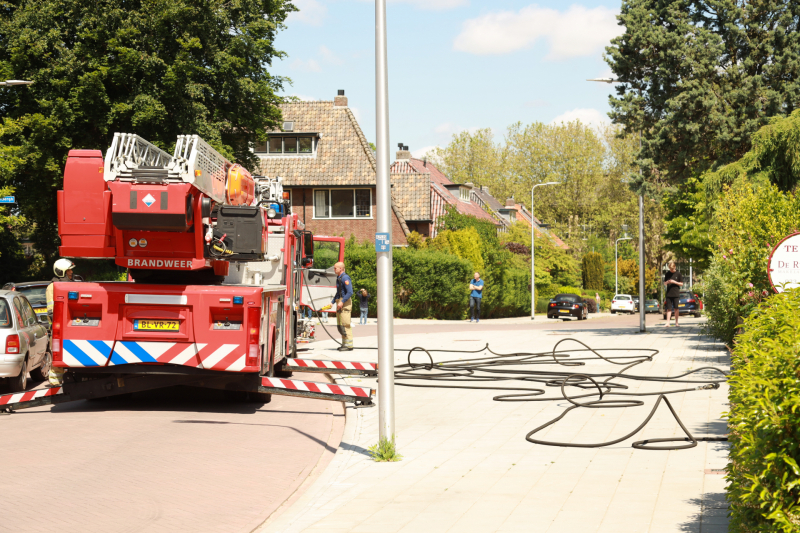 Brand op zolder