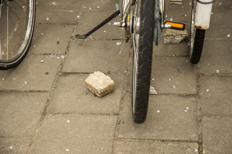 Getuigen gezocht vernieling fietsenstalling