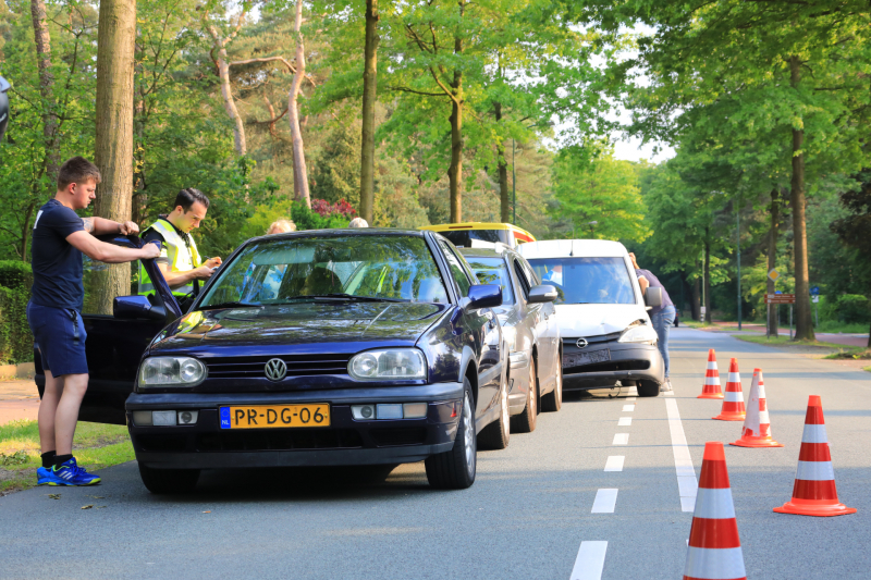 Veel schade bij kop-staart botsing