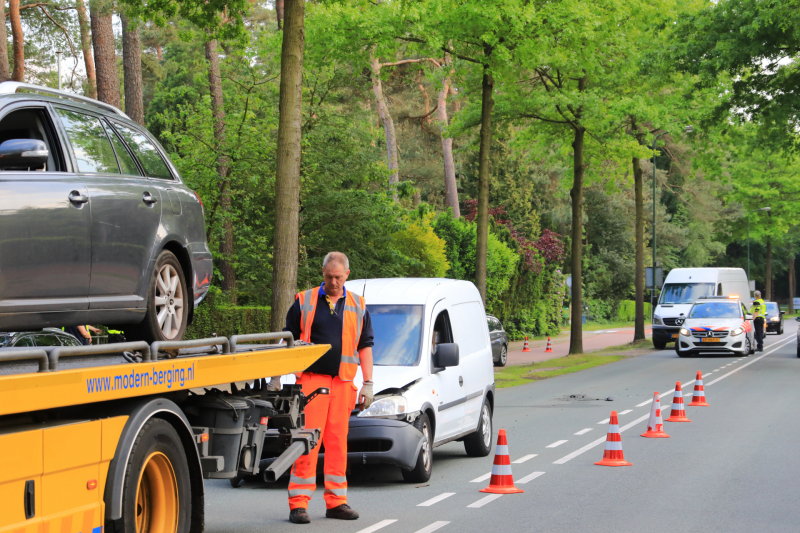 Veel schade bij kop-staart botsing