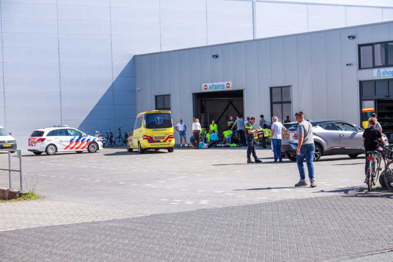 Hoogzwangere vrouw aangereden