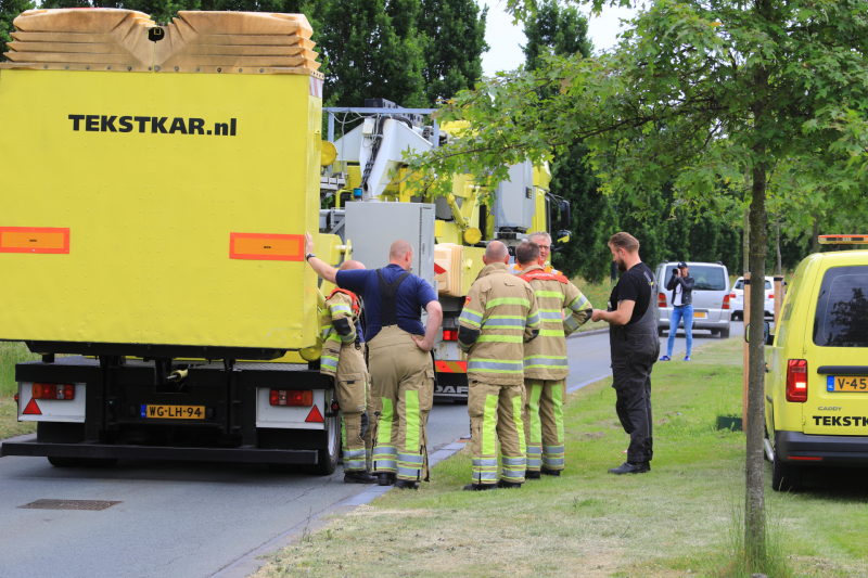 Vastgelopen remmen zorgt voor verkeershinder