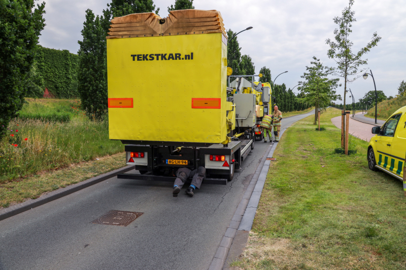 Vastgelopen remmen zorgt voor verkeershinder