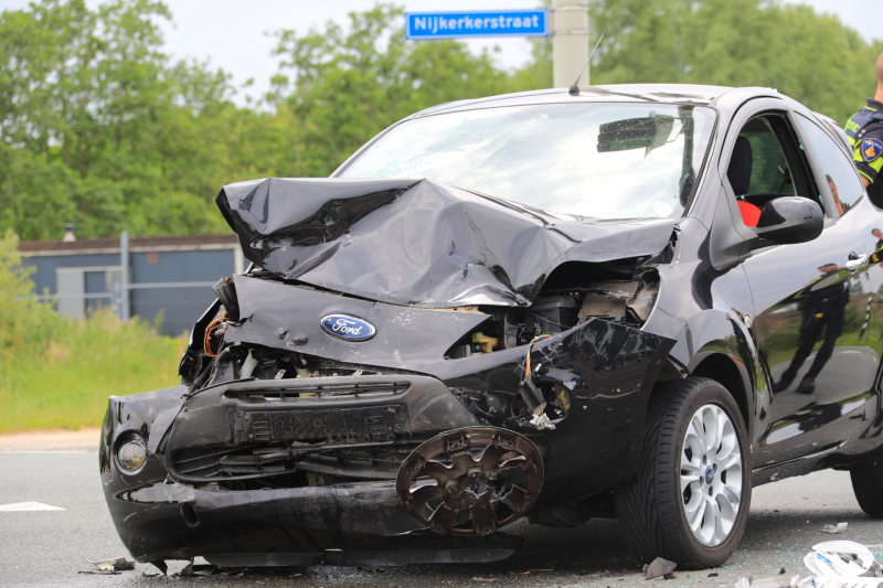 Gewonde bij ongeval op kruising