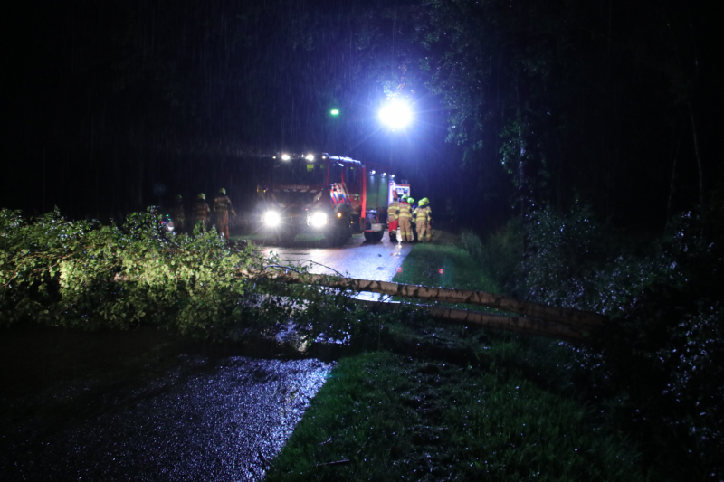 Veel stormschades in midden Nederland