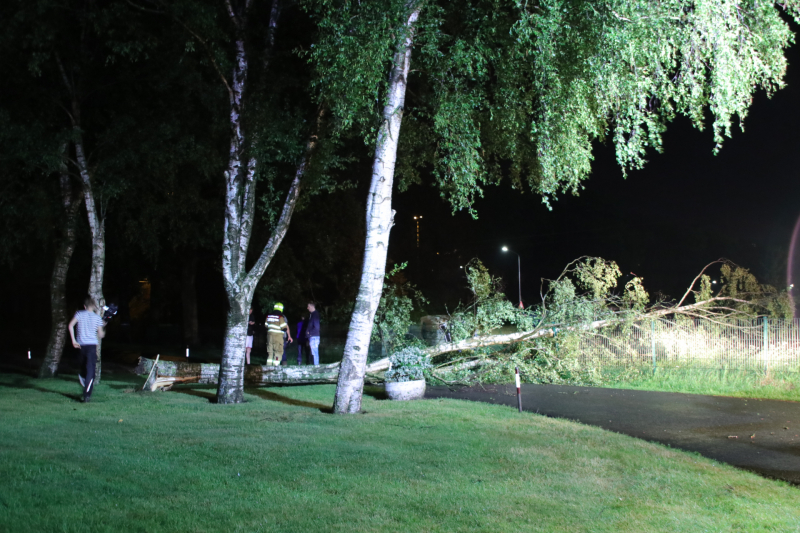 Veel stormschades in midden Nederland