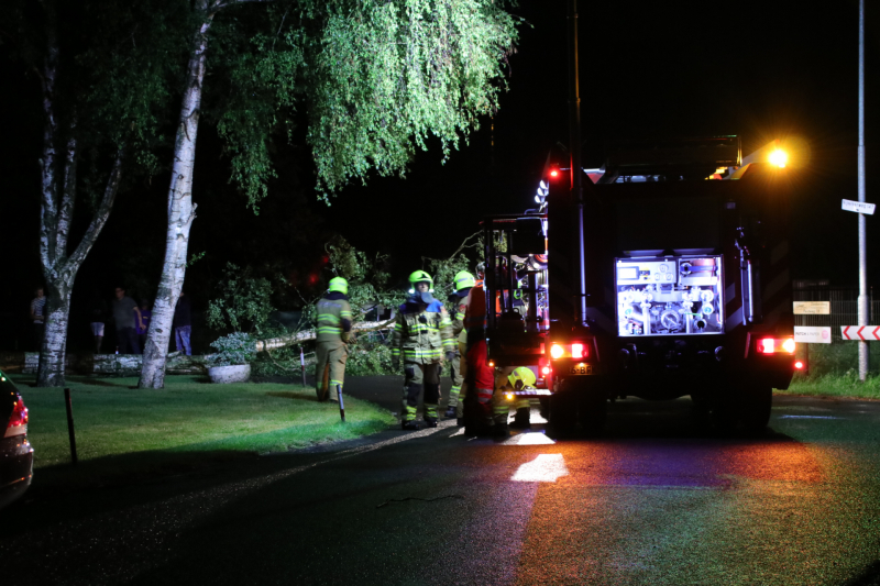 Veel stormschades in midden Nederland