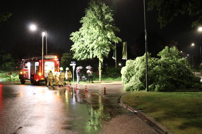 Veel stormschades in midden Nederland