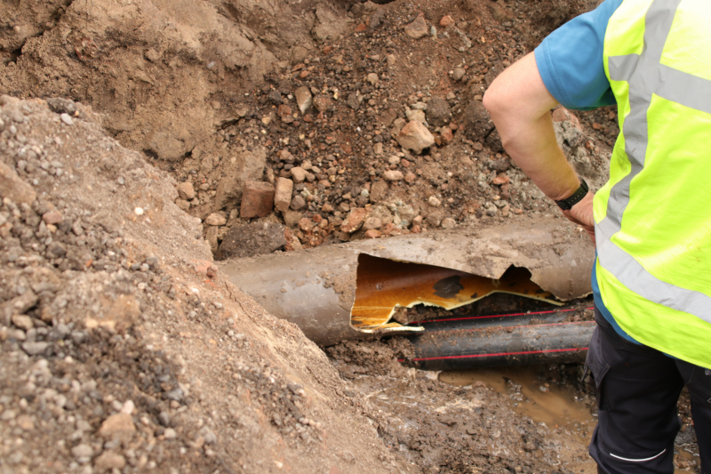 School vrijaf door kapot getrokken hoofdwaterleiding