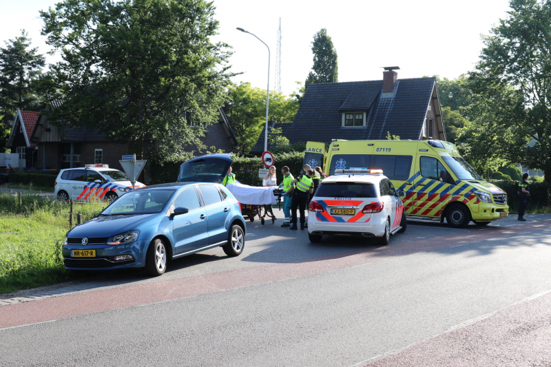 Mountainbiker gewond na botsing met auto