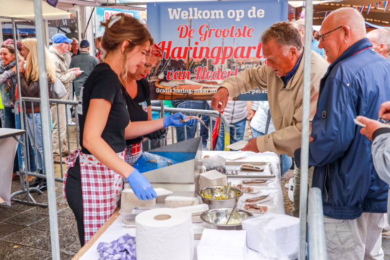 Nationale Haring Dag later gestart door regen