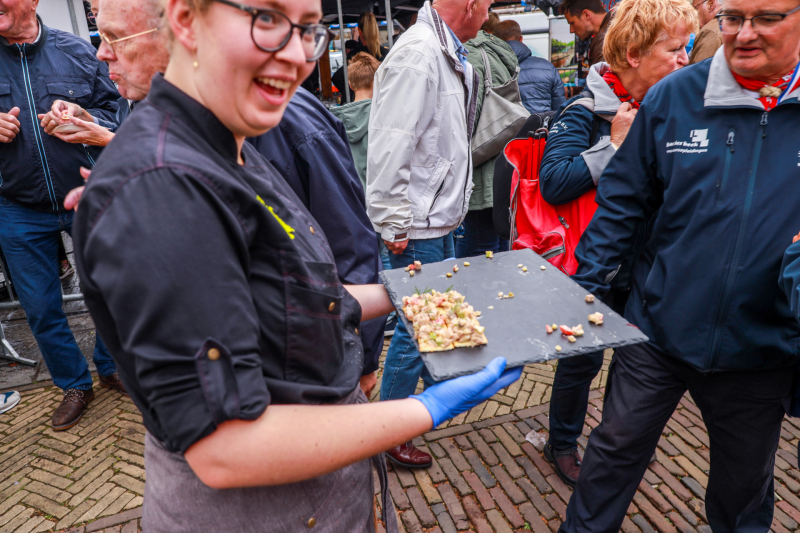 Nationale Haring Dag later gestart door regen