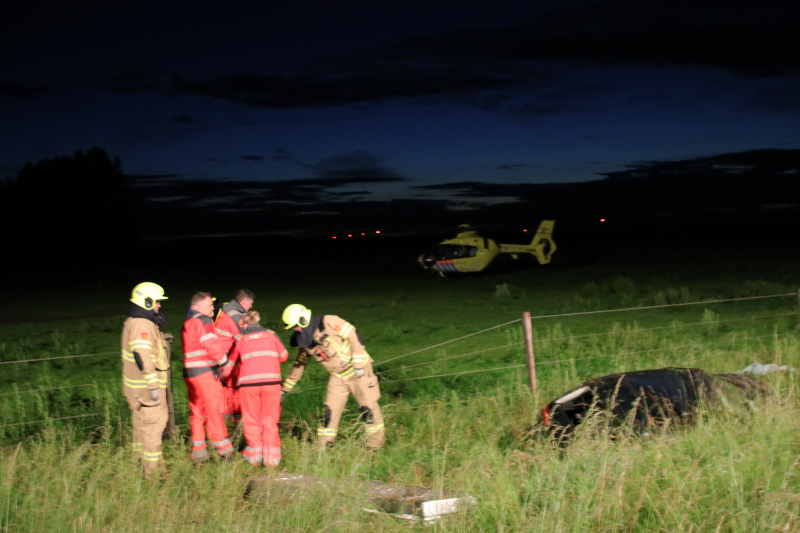 Zwaargewonde na ongeluk