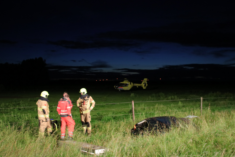 Zwaargewonde na ongeluk