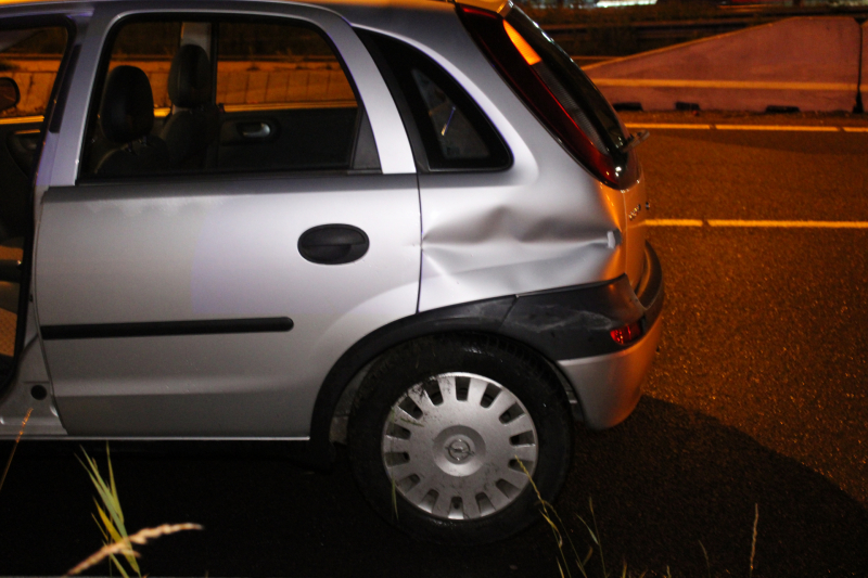 Opnieuw auto uit de bocht gevlogen