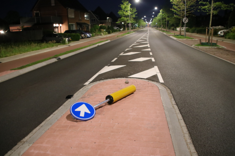 Meerdere verkeersborden vernield