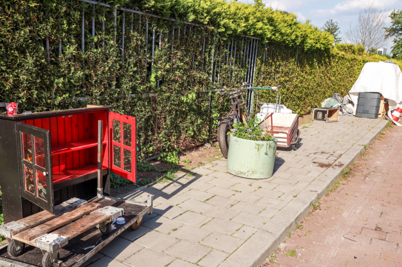 Veel troep achtergebleven na ontruiming kraakpand