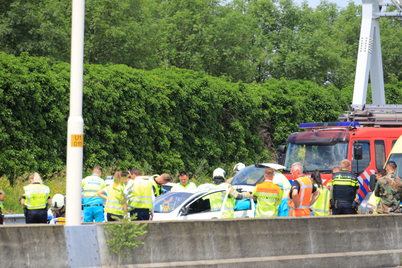 Meerdere gewonden bij ongeval snelweg