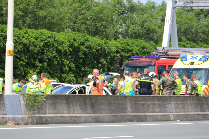 Meerdere gewonden bij ongeval snelweg