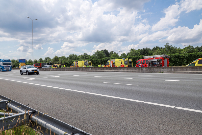 Meerdere gewonden bij ongeval snelweg