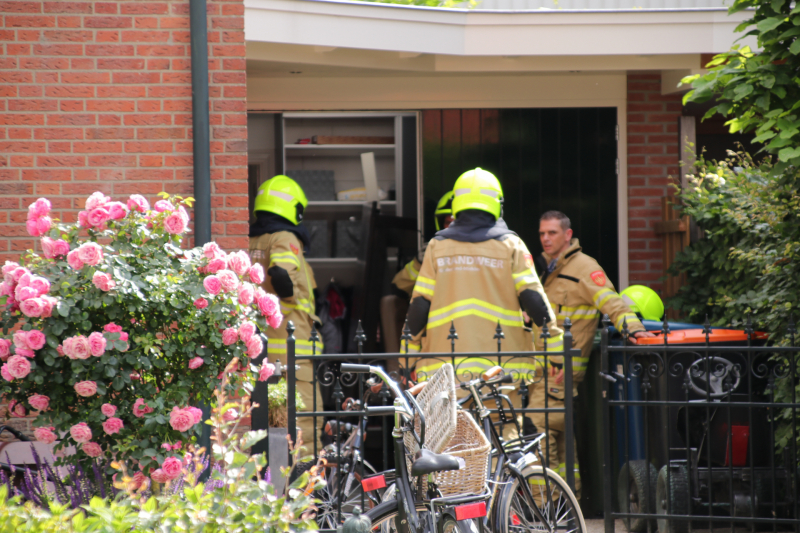Gewonde bij woningbrand