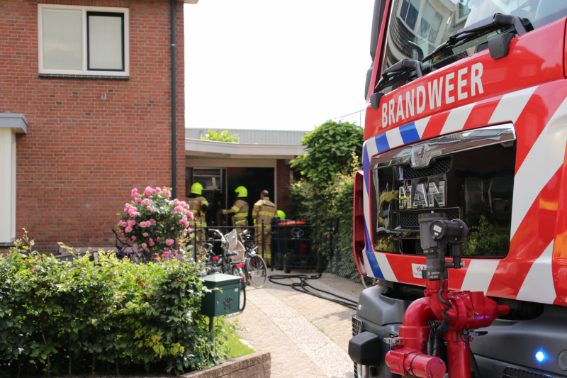 Gewonde bij woningbrand